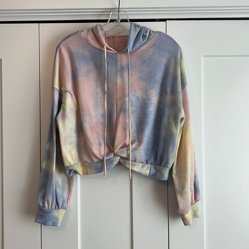 Altar’d State Revival Cropped Tie Dye Hoodie